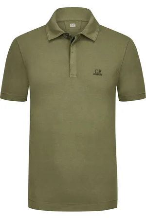 C.P. Company Poloshirt mit gesticktem Label-Schriftzug