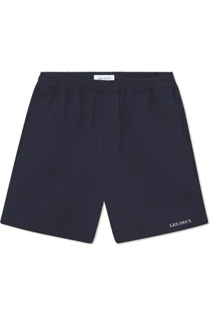 Les Deux Stretch-Shorts mit Kordelzug und Label-Schriftzug