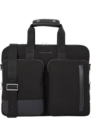 Tommy Hilfiger Business Laptop-Tasche aus Nylon mit Metall-Logo