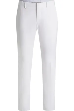 HUGO BOSS Chino mit Stretch und seitlichen Bundriegeln, Slim Fit