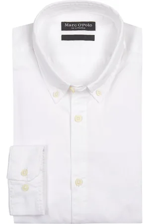 Marc O’ Polo Baumwollhemd mit dezenter Struktur, Regular Fit