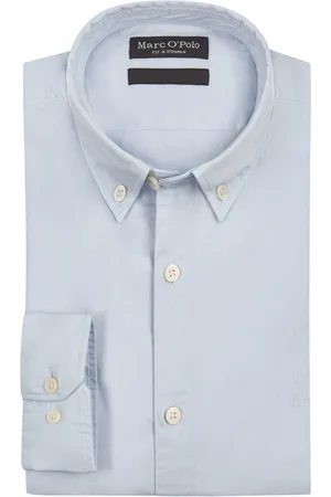 Marc O’ Polo Baumwollhemd mit dezenter Struktur, Regular Fit