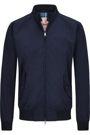 Baracuta Harrington-Blouson in Seersucker-Qualität