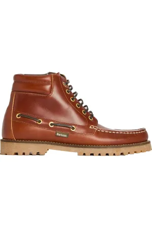 Barbour Tiller Moccasin Boots aus Glattleder