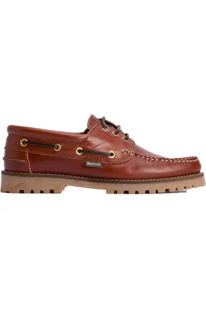 Barbour Re-Engineered Bootsschuhe Deck aus Glattleder