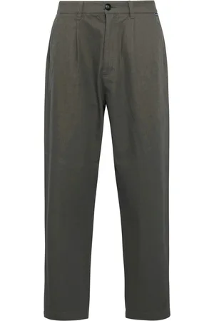 Barbour Baumwoll-Chino mit Fischgrätmuster und Bundfalte