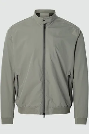 Scandinavian Edition Wasserdichter Blouson Plain mit Zip