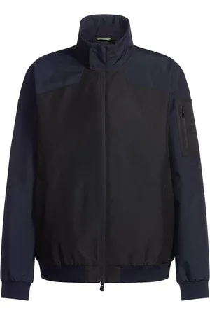 HUGO BOSS Wasserabweisender Blouson mit gummiertem Label
