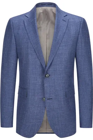 Dressler Gefüttertes Sakko mit feiner Musterung und Seidenanteil, Comfort Fit