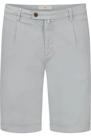 Briglia 1949 Bermudas mit Bundfalten und Stretch, Slim Fit