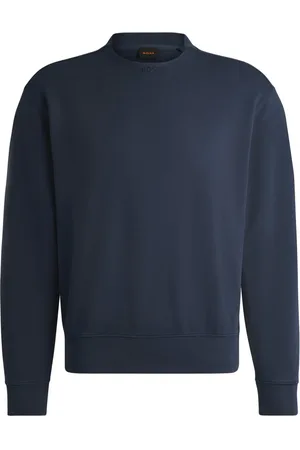 HUGO BOSS Unifarbenes Sweatshirt aus Baumwolle