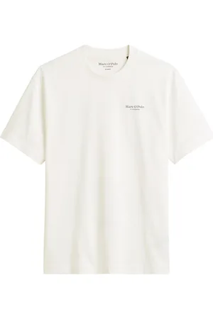 Marc O’ Polo T-Shirt mit Label-Schriftzug und Backprint, Relaxed Fit