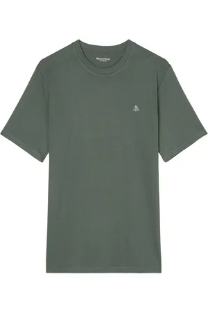 Marc O’ Polo T-Shirt mit Rundhals und Label-Print, Regular Fit