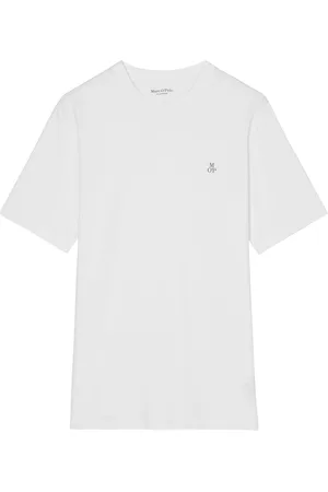 Marc O’ Polo T-Shirt mit Rundhals und Label-Print, Regular Fit