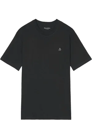 Marc O’ Polo T-Shirt mit Rundhals und Label-Print, Regular Fit