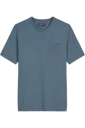 Marc O’ Polo T-Shirt in melierter Baumwoll-Qualität, Regular Fit
