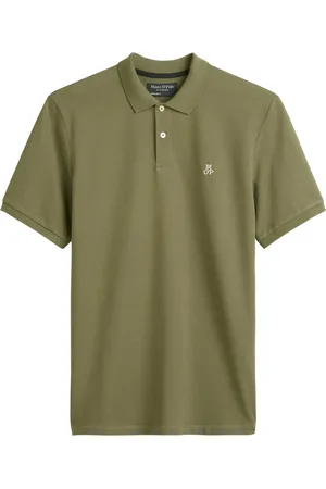 Marc O’ Polo Poloshirt aus Baumwoll-Piqué mit Label-Stickerei, Regular Fit