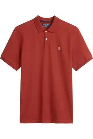 Marc O’ Polo Poloshirt aus Baumwoll-Piqué mit Label-Stickerei, Regular Fit