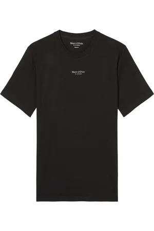 Marc O’ Polo T-Shirt aus Baumwolle mit Label-Print, Regular Fit