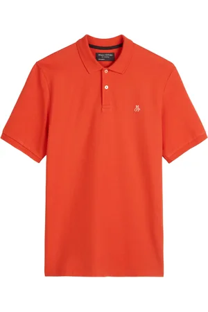 Marc O’ Polo Poloshirt aus Baumwoll-Piqué mit Label-Stickerei, Regular Fit