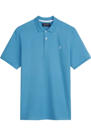 Marc O’ Polo Poloshirt aus Baumwoll-Piqué mit Label-Stickerei, Regular Fit