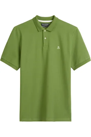 Marc O’ Polo Poloshirt aus Baumwoll-Piqué mit Label-Stickerei, Regular Fit