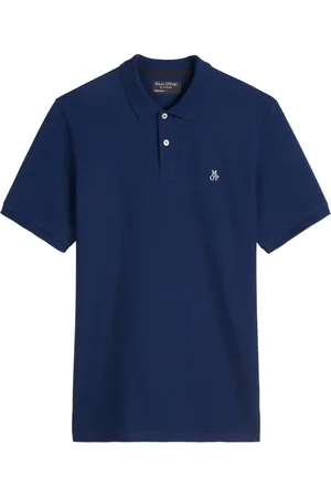 Marc O’ Polo Poloshirt aus Baumwoll-Piqué mit Label-Stickerei, Regular Fit
