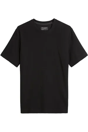 Marc O’ Polo Unifarbenes T-Shirt mit Waffelstruktur, Regular Fit