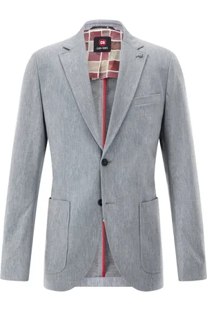 Carl Gross Jerseysakko mit Stretchanteil in melierter Optik, Slim Fit