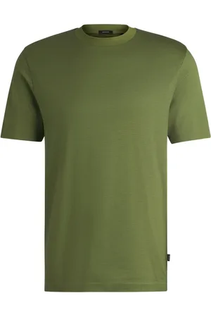 HUGO BOSS T-Shirt aus merzerisierter Baumwolle