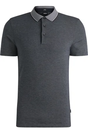 HUGO BOSS Poloshirt aus merzerisierter Baumwolle, Slim Fit