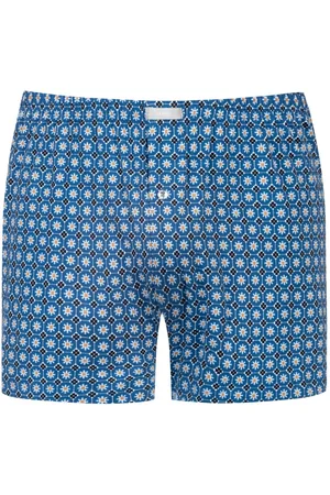 Mey Boxershorts Blue Flower mit Stretch-Anteil