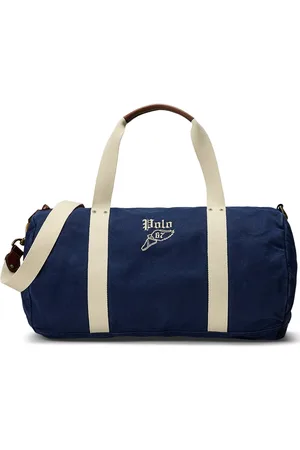 Ralph Lauren Robuste Canvas-Tragetasche mit Leder-Griffen