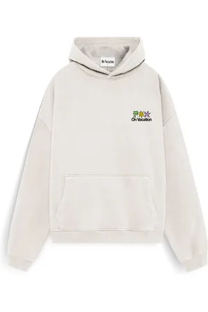 On Vacation Hoodie aus Bio-Baumwolle mit beidseitigem Print