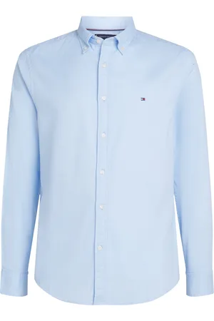 Tommy Hilfiger Strukturiertes Hemd mit Logo-Stickerei, Slim Fit
