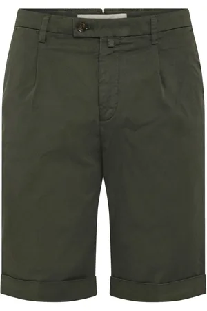 Briglia 1949 Bermudas mit Bundfalten und Stretch, Slim Fit