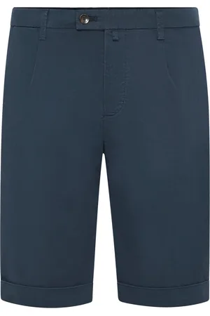 Briglia 1949 Bermudas mit Bundfalten und Stretch, Slim Fit
