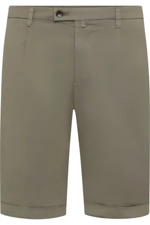 Briglia 1949 Bermudas mit Bundfalten und Stretch, Slim Fit
