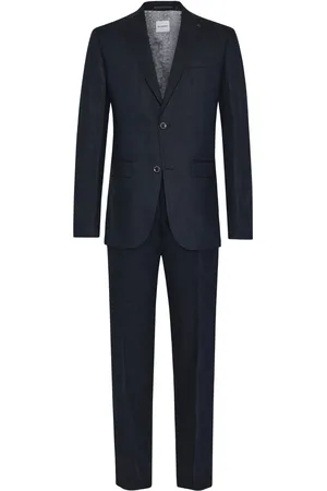 Roy Robson Sommerlicher Leinen-Anzug mit aufsteigendem Revers, Regular Fit