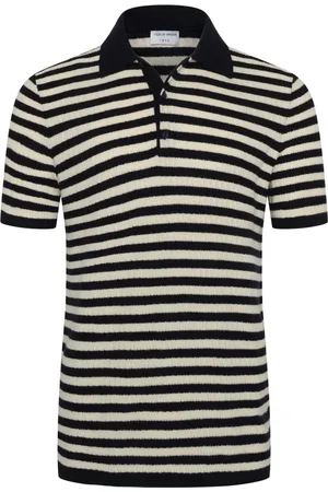 Tiger of Sweden Strick-Poloshirt aus einem Wollgemisch