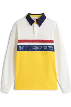 Tommy Hilfiger Rugbyshirt mit Label-Blockstreifen, Tommy Archive