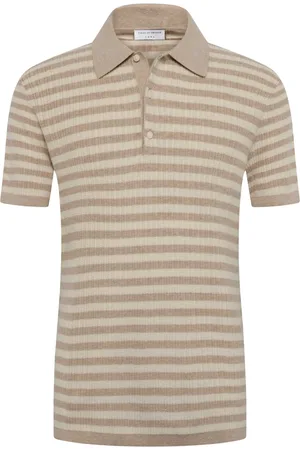 Tiger of Sweden Strick-Poloshirt aus einem Wollgemisch