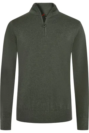 Barbour Troyer aus Baumwolle mit gesticktem Label-Schriftzug