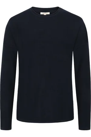 Barbour Leichter Damen-Pullover mit O-Neck und Seitenschlitzen