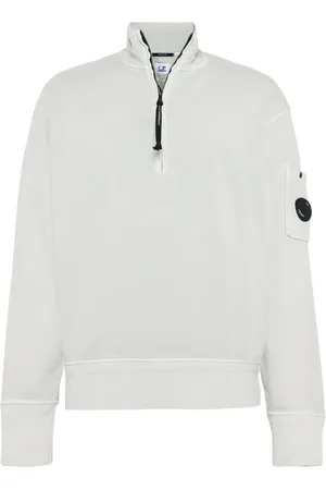 C.P. Company Sweat-Troyer aus Baumwolle mit Logo-Patch