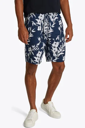 Tommy Hilfiger Bermudashorts aus Leinen mit floralem Print, Relaxed Fit