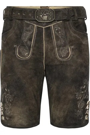 SPIETH & WENSKY Traditionelle Lederhose aus weichem Ziegenleder