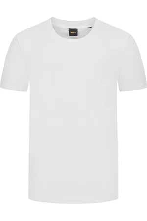 HUGO BOSS Heavy T-Shirt mit Logo-Schriftzug am Kragen