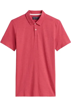 Marc O’ Polo Poloshirt aus melierter Baumwolle, Shaped Fit