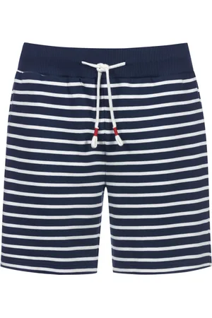 Mey Sweatshorts aus Baumwolle mit Streifenmuster